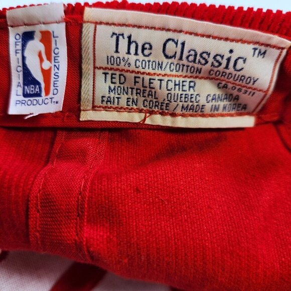 Vintage Philadelphia 76ers Corduroy Hat Cap Ted Fletcher The Classics Snapback - Picture 9 of 11